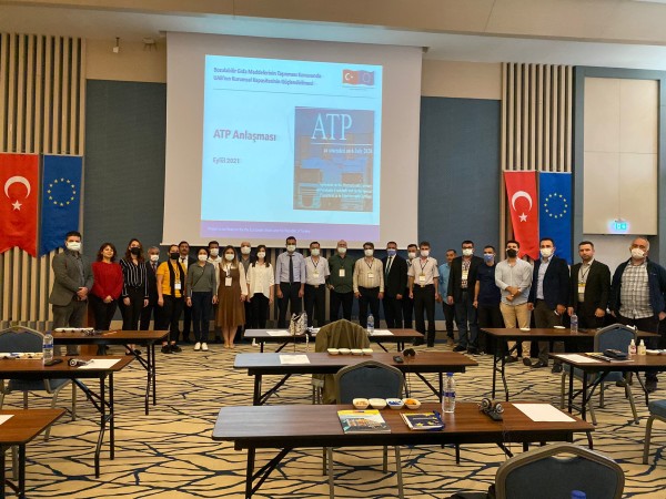 1-2. ATP Denetçileri Eğitimi (Ankara) Bozulabilir Gıda Maddelerinin Taşınmasında Ulaştırma ve Altyapı Bakanlığı’nın Kurumsal Kapasitenin Güçlendirilmesi” projesinin ilk eğitim oturumu Ankara’da yapıldı.